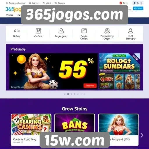 Recursos e funcionalidades do site 365jogos.com